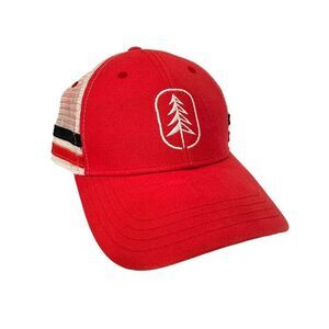 WOODSON BEND Golf Resort Pukka Cap‎ Hat Trucker Mesh Red White Snapback